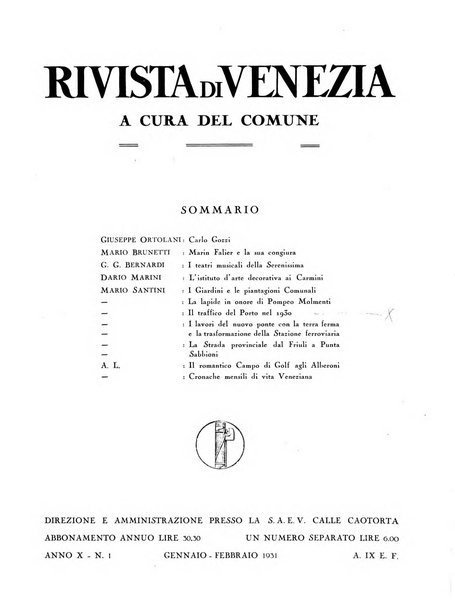 Rivista di Venezia