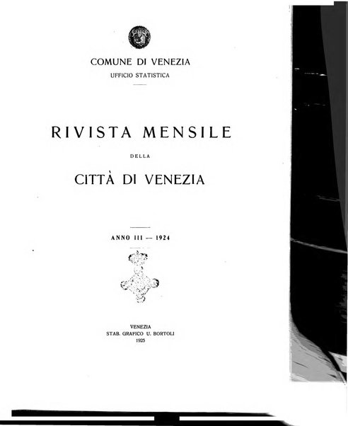 Rivista mensile della città di Venezia