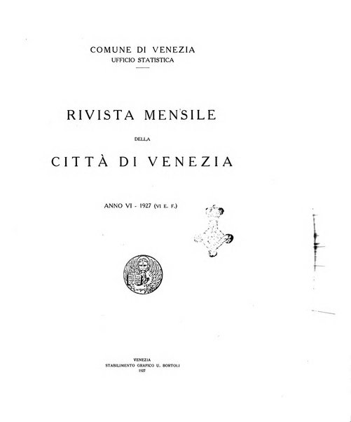 Rivista mensile della città di Venezia