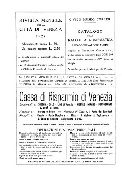 Rivista mensile della città di Venezia