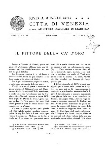 Rivista mensile della città di Venezia