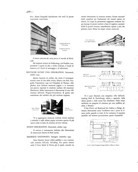 Rassegna di architettura rivista mensile di architettura e decorazione