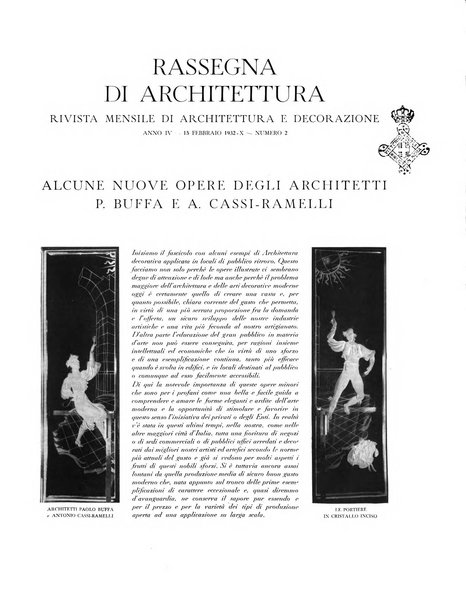 Rassegna di architettura rivista mensile di architettura e decorazione