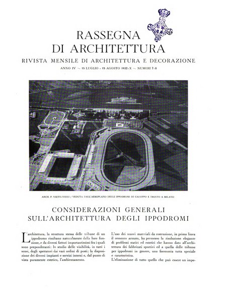 Rassegna di architettura rivista mensile di architettura e decorazione