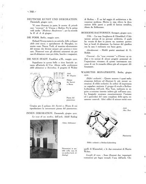 Rassegna di architettura rivista mensile di architettura e decorazione