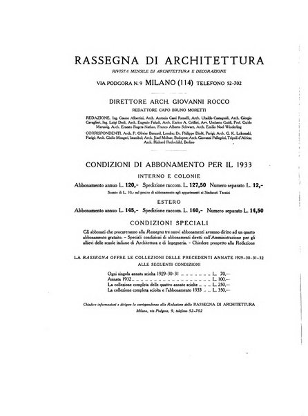 Rassegna di architettura rivista mensile di architettura e decorazione