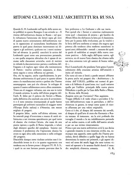 Rassegna di architettura rivista mensile di architettura e decorazione