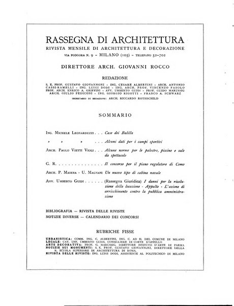 Rassegna di architettura rivista mensile di architettura e decorazione