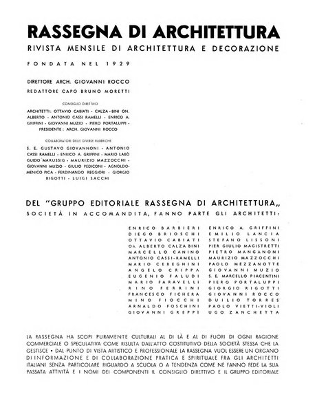 Rassegna di architettura rivista mensile di architettura e decorazione