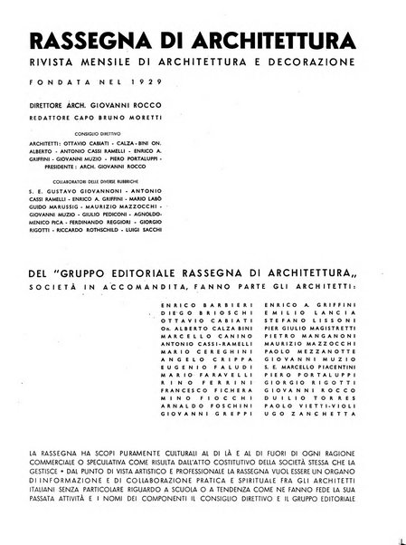 Rassegna di architettura rivista mensile di architettura e decorazione