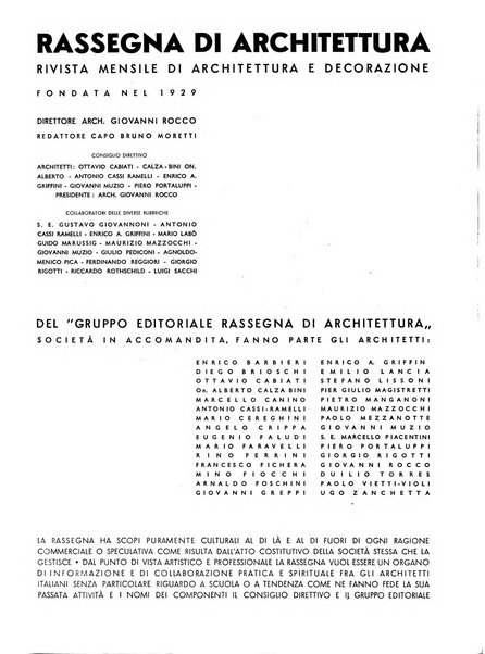 Rassegna di architettura rivista mensile di architettura e decorazione