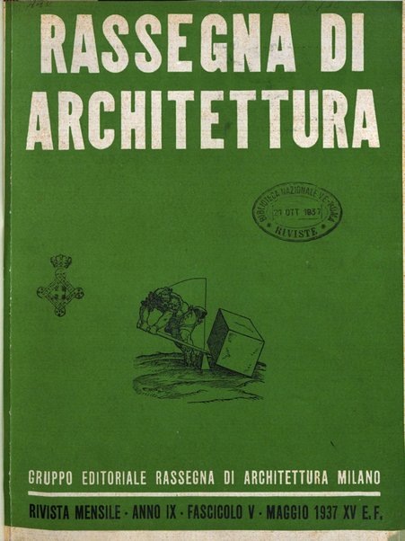 Rassegna di architettura rivista mensile di architettura e decorazione