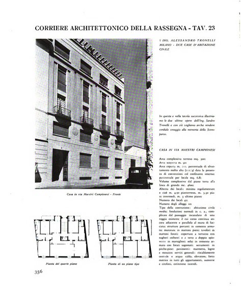 Rassegna di architettura rivista mensile di architettura e decorazione