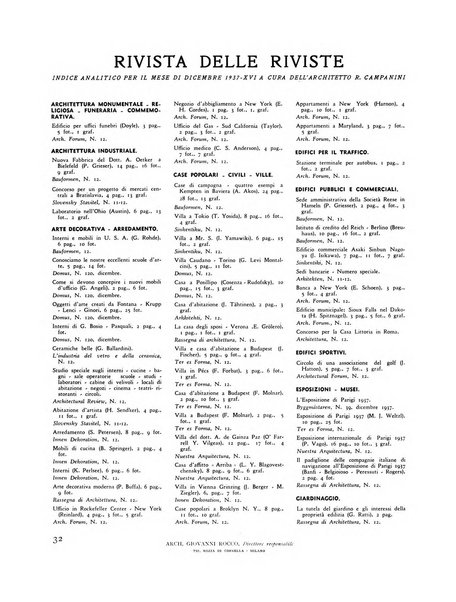 Rassegna di architettura rivista mensile di architettura e decorazione