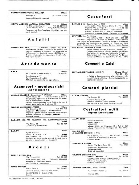 Rassegna di architettura rivista mensile di architettura e decorazione