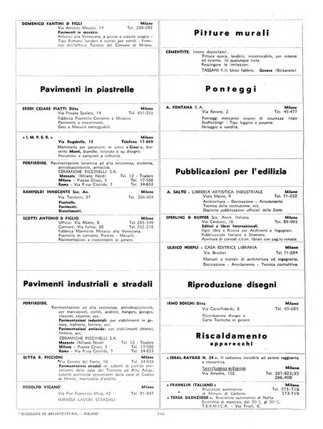 Rassegna di architettura rivista mensile di architettura e decorazione