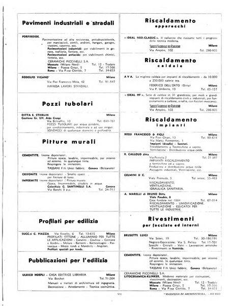 Rassegna di architettura rivista mensile di architettura e decorazione