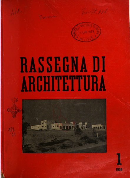 Rassegna di architettura rivista mensile di architettura e decorazione