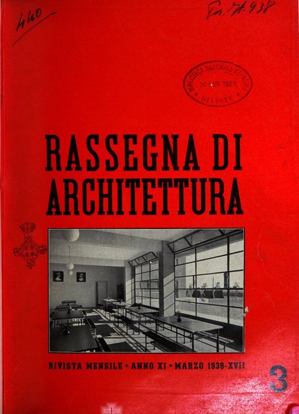 Rassegna di architettura rivista mensile di architettura e decorazione