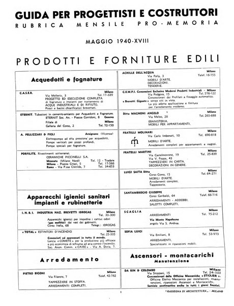 Rassegna di architettura rivista mensile di architettura e decorazione