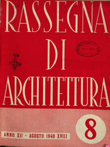 Rassegna di architettura rivista mensile di architettura e decorazione