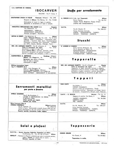 Rassegna di architettura rivista mensile di architettura e decorazione