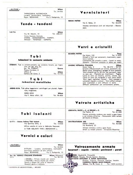 Rassegna di architettura rivista mensile di architettura e decorazione