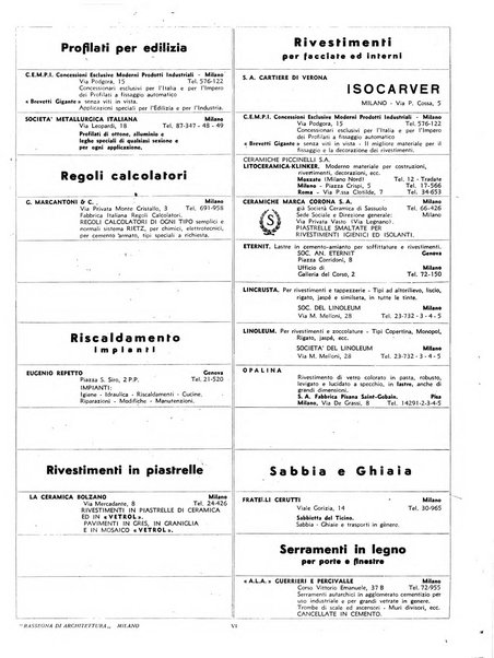 Rassegna di architettura rivista mensile di architettura e decorazione