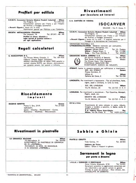 Rassegna di architettura rivista mensile di architettura e decorazione