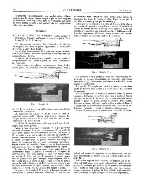 L'ingegnere rivista tecnica del Sindacato nazionale fascista ingegneri