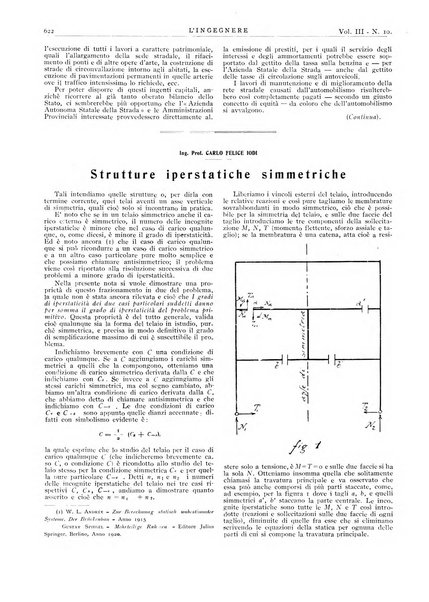 L'ingegnere rivista tecnica del Sindacato nazionale fascista ingegneri