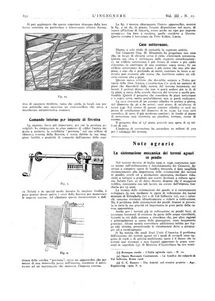 L'ingegnere rivista tecnica del Sindacato nazionale fascista ingegneri