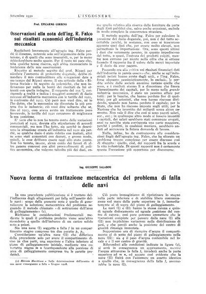 L'ingegnere rivista tecnica del Sindacato nazionale fascista ingegneri