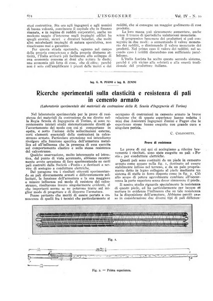 L'ingegnere rivista tecnica del Sindacato nazionale fascista ingegneri