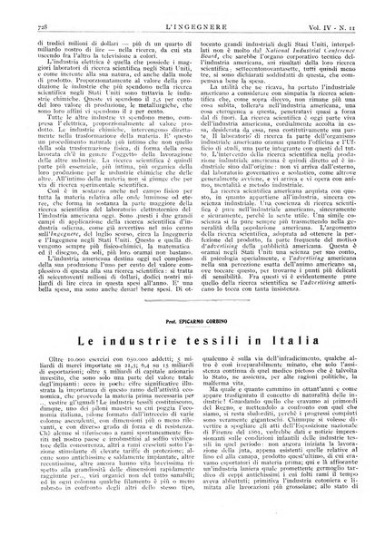 L'ingegnere rivista tecnica del Sindacato nazionale fascista ingegneri