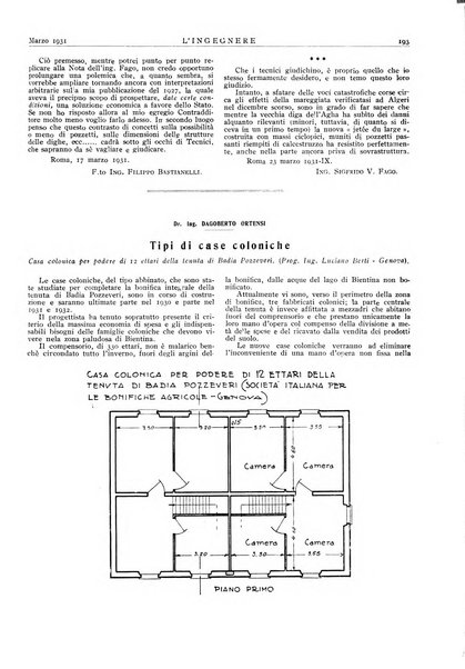 L'ingegnere rivista tecnica del Sindacato nazionale fascista ingegneri