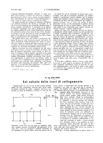 L'ingegnere rivista tecnica del Sindacato nazionale fascista ingegneri