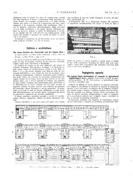 L'ingegnere rivista tecnica del Sindacato nazionale fascista ingegneri