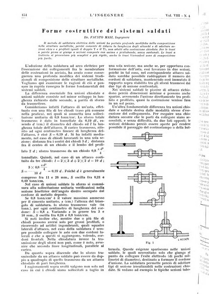 L'ingegnere rivista tecnica del Sindacato nazionale fascista ingegneri