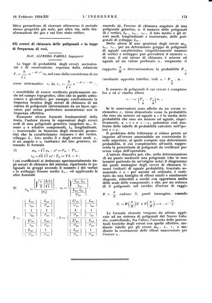 L'ingegnere rivista tecnica del Sindacato nazionale fascista ingegneri