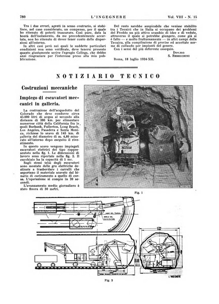 L'ingegnere rivista tecnica del Sindacato nazionale fascista ingegneri