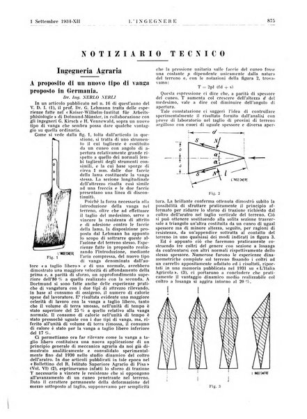 L'ingegnere rivista tecnica del Sindacato nazionale fascista ingegneri