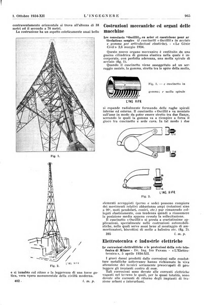 L'ingegnere rivista tecnica del Sindacato nazionale fascista ingegneri