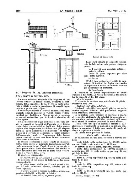 L'ingegnere rivista tecnica del Sindacato nazionale fascista ingegneri