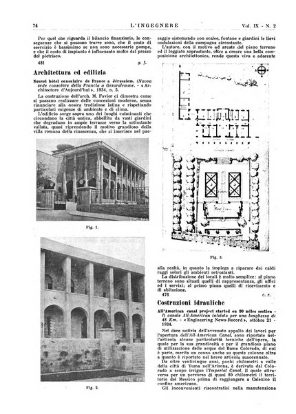 L'ingegnere rivista tecnica del Sindacato nazionale fascista ingegneri