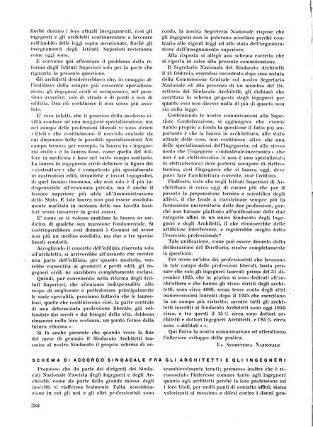 L'ingegnere rivista tecnica del Sindacato nazionale fascista ingegneri