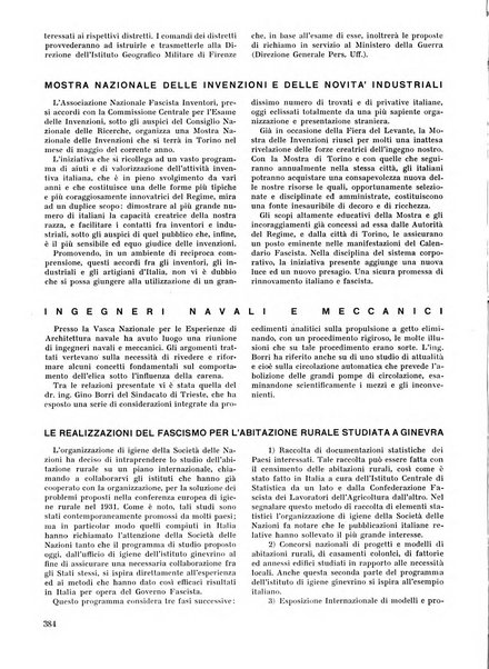 L'ingegnere rivista tecnica del Sindacato nazionale fascista ingegneri