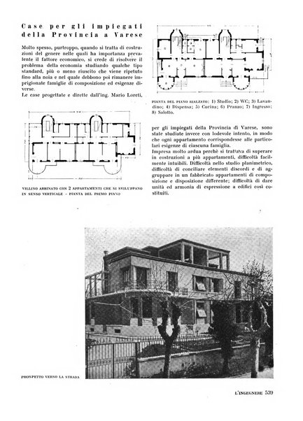 L'ingegnere rivista tecnica del Sindacato nazionale fascista ingegneri