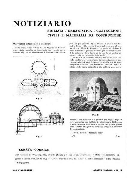 L'ingegnere rivista tecnica del Sindacato nazionale fascista ingegneri