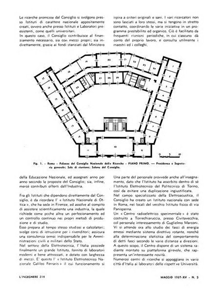 L'ingegnere rivista tecnica del Sindacato nazionale fascista ingegneri